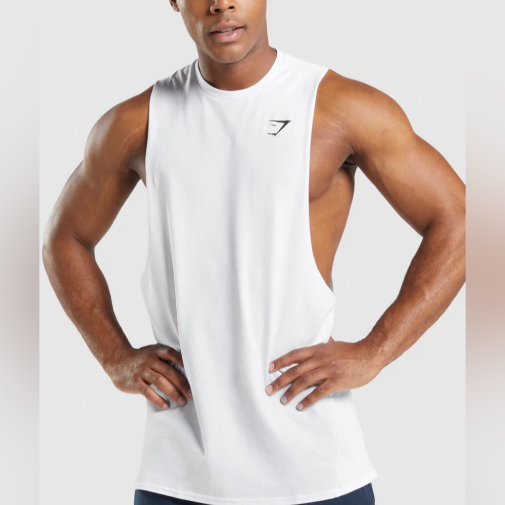 Gym Shark Drop Arm Tank